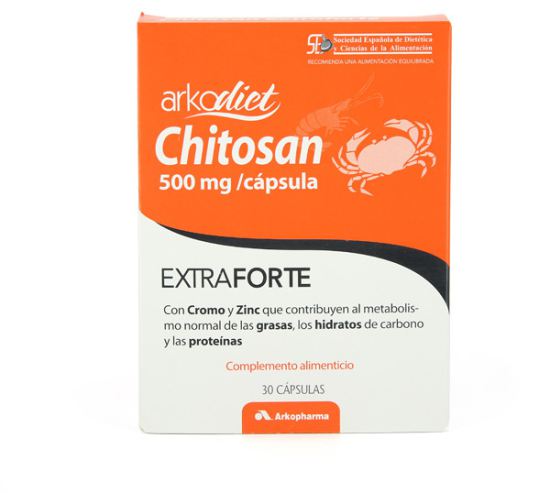 Chitosan Extra Forte 500 mg Cápsulas