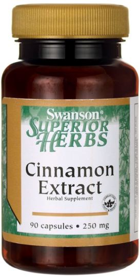 Cinnamon Extract 250 mg 90 Capsulas