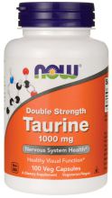 Taurina 1000 mg Doble Fuerza 100 Cápsulas Vegetales