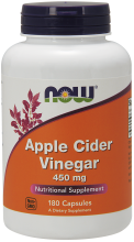 Apple Cider Vinegar 450 mg 180 Capsulas