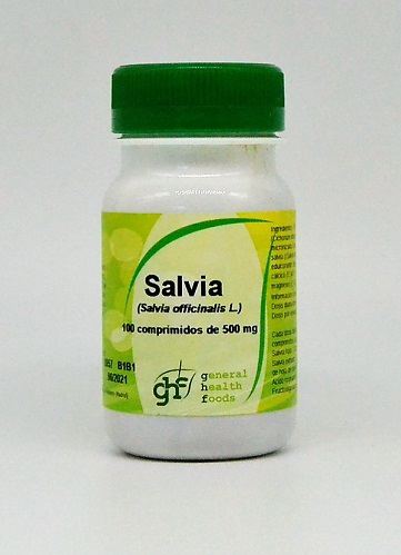 Salvia 500 mg 100 Comprimidos