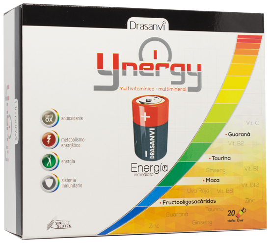 Ynergy Energia Inmediata 20 x 15ml Viales