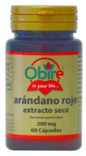 Arándano Rojo 200 mg Extracto Seco 60 Cápsulas