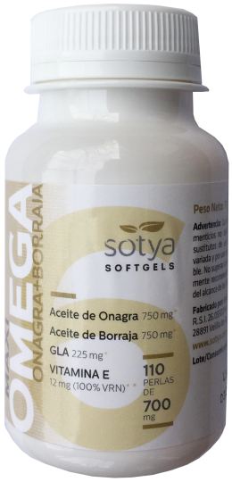 Onagra y Borraja 700 mg 110 Cápsulas