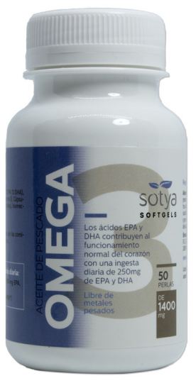 Aceite de Pescado Omega 3 1400 mg 50 Perlas