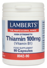 Tiamina vitamina B1 100 mg 90 cápsulas