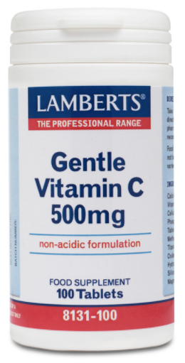 Vitamina C 500 mg no ácida forma suave 100 comprimidos