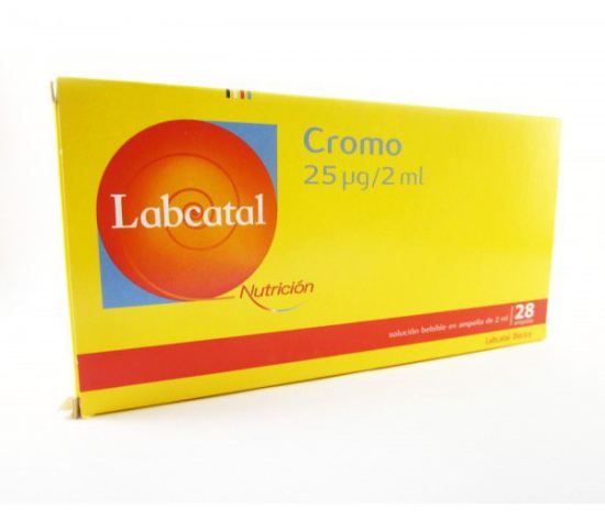 Oligosol Chrome 25 pg 28 Ampollas