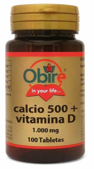 Calcio y Vitamina D 100 Comprimidos