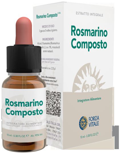 Rosmarino Composto Plomo Metal Espagirico 10 ml