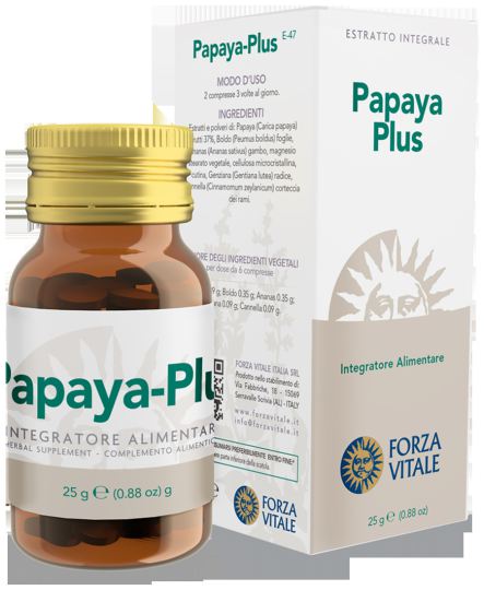 Papaya Plus Comprimidos 25 gr