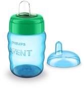 Vaso Infantil con Boquilla Suave Azul 260 ml