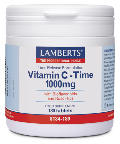 Vitamina C 1000 mg Liberación Sostenida 180 Comprimidos