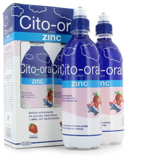 Cito Oral Junior Zinc Fresa 2X500 ml