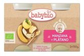 Manzana/Plátano 2X130g Bio