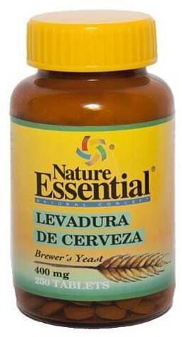 Levadura de cerveza 400 miligramos de 250 tabletas nature essential