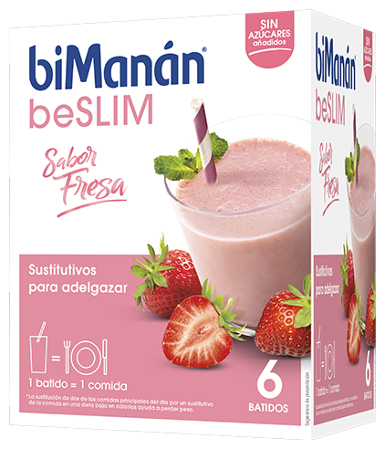 beSlim Batido Sabor Fresa 6 Unidades