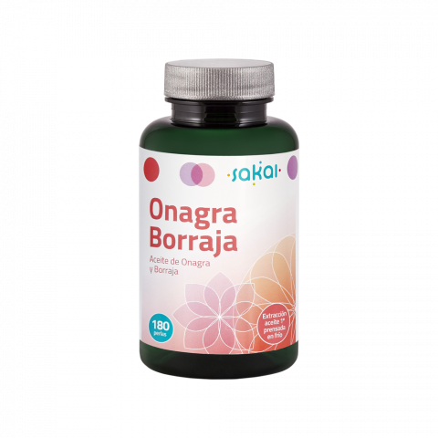 Onagra+Borraja alto aporte en GLA 180 Perlas