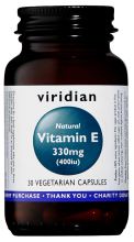 Vitamina E natural 330 mg (400 UI) 30 Cápsulas Vegetales