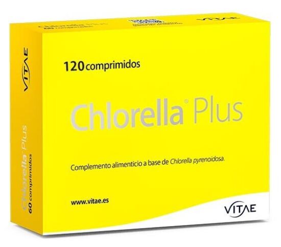 Chlorella plus complemento alimenticio comprimidos