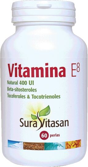 Vitamina E8 Natural 400 Ui Perlas