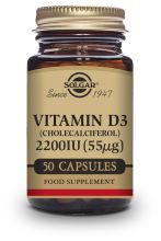 Vitamina D3 2200 ui (55 μg) (Colecalciferol) 100 Cápsulas