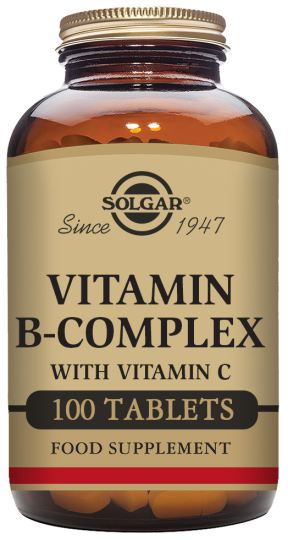 Vitamina B Complex con vitamina C 100 Comprimidos