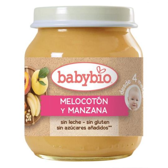 Potito Babybio Manzana Y Melocoton 130 GR