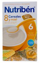 8 Cereales y Miel Galletas María 600 gr