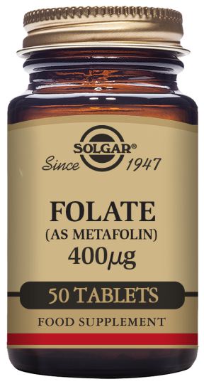 Folato 400 Mcg 50 Comprimidos