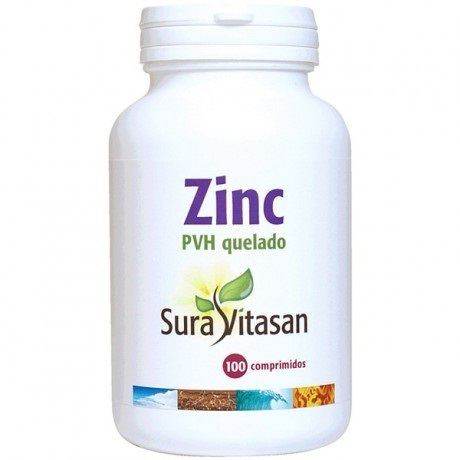 Zinc PVH Quelado 25 mg 100 Cápsulas