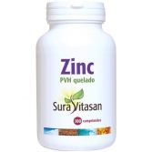 Zinc PVH Quelado 25 mg 100 Cápsulas