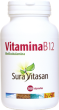 Vitamina B12 Metilcobalamina 500 mcg 100 Cápsulas