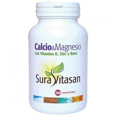 Calcio y Magnesio + Vitamina D + Zinc + Boro 100 Cápsulas