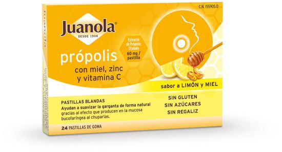 Juanola Própolis Miel Zinc Eucalipto