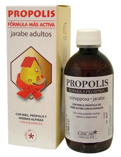 Propolis + H.alpinas Jarabe 200ml. Gricar