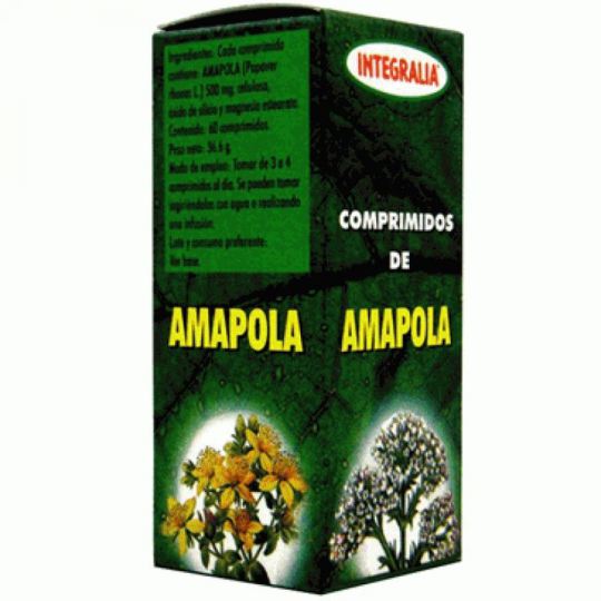 Amapola 500 mg 60 Comprimidos