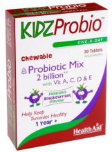 KidzProbio 2000 Billones y Vitaminas 30 Comprimidos