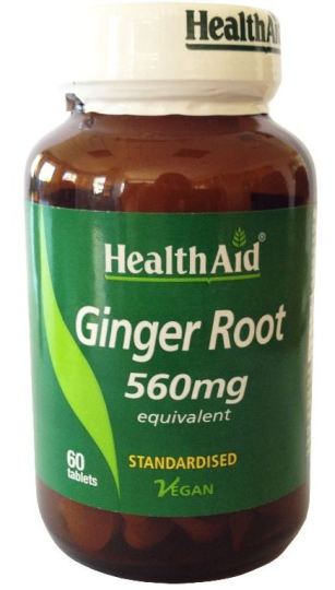 Jengibre Raíz 560 mg Ginger Root 60 Comprimidos