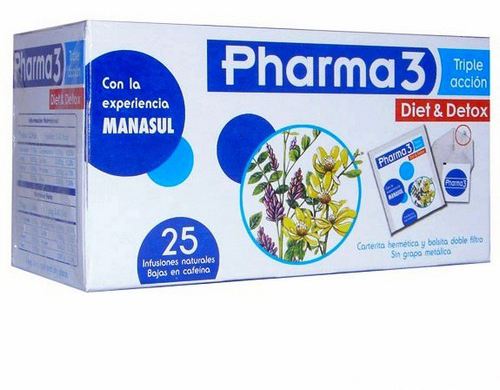 Pharma3 Diet & Detox 25 Bolsitas