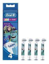 Recambio para Cepillo de Dientes Eléctrico Pixar 4 uds