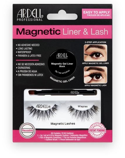 Magnetic Liner & Lash Wispies Delineador + 2 pestañas