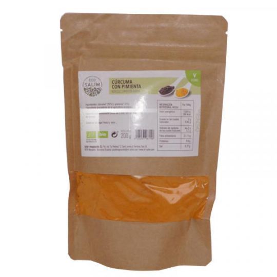 Curcuma y Pimenta Polvo Eco 200 gr