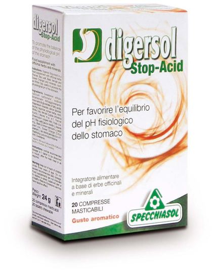 Digersol 20 Componentes Masticables