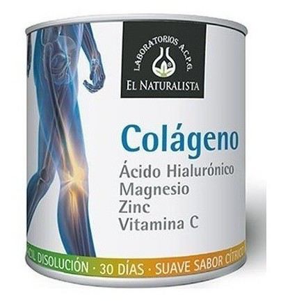 Colágeno + Ac hialuronico + mg + Zn + Vit c 390 gr