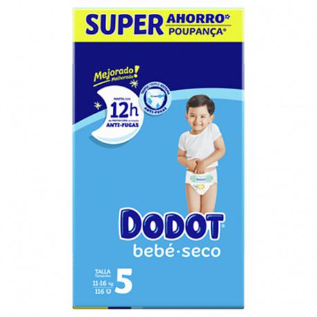 Dodot Box Etapas Talla 5 116 Unidades