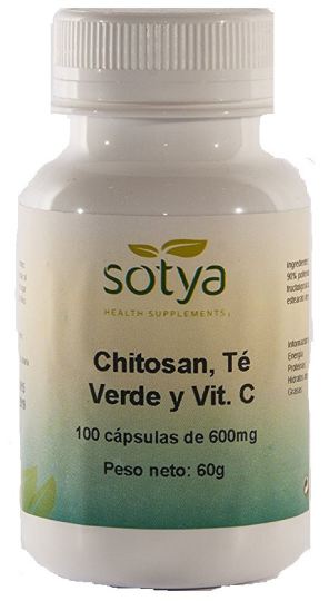 Chitosan Té Verde y Vitamina C 100 cápsulas