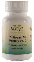 Chitosan Té Verde y Vitamina C 100 cápsulas