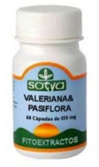 Valeriana y Pasiflora 450 mg 90 Capsulas