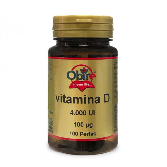 Vitamina D3 4000 UI 100 perlas